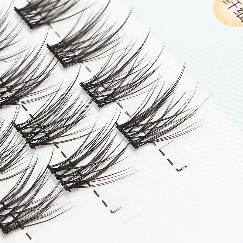 Individual Cluster Eyelashes Extension Natural Wispy Reusable False Lashes Self-Grafting Single Eyelash Makeup