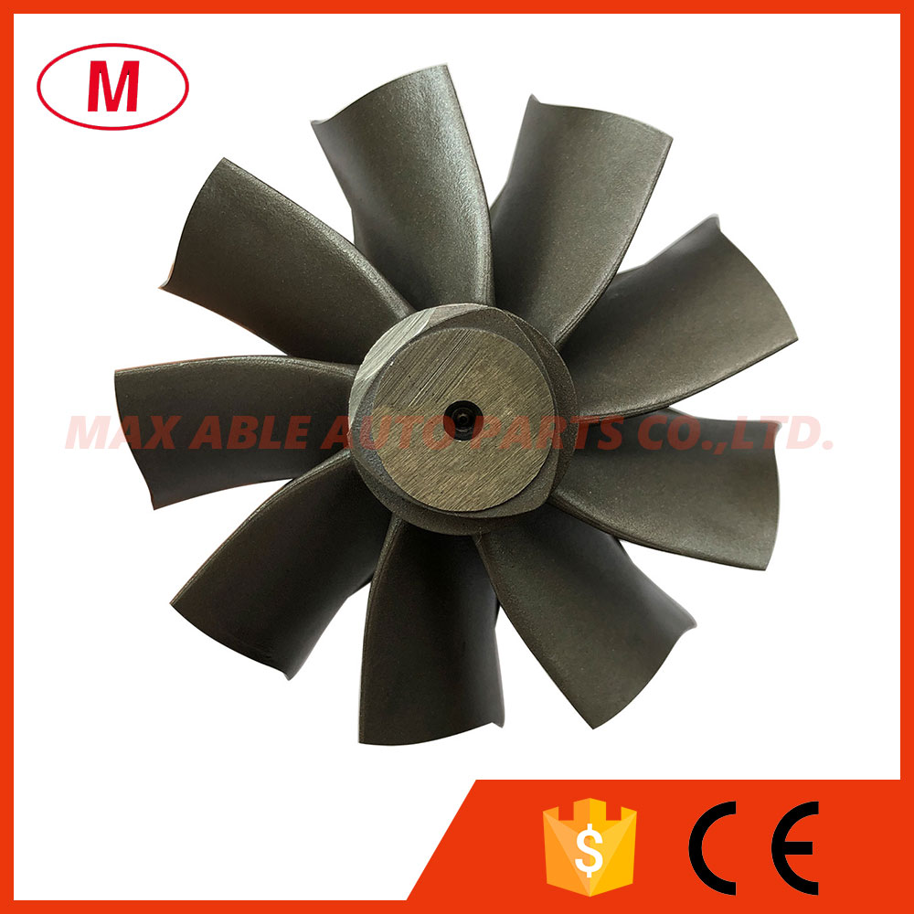 G42 Ball Bearing Turbocharger Turbine Shaft/Turbo Turbine Shaft/Turbine wheel 75.25/82mm 9 blades Forward