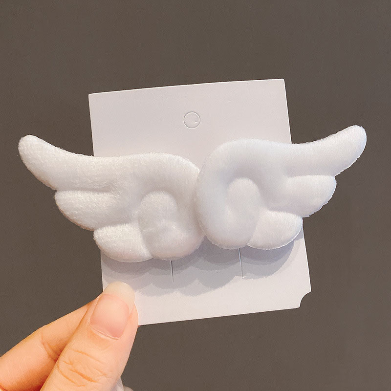 Super Cute Angel Wing Plush Hairpin Children Girl Hair Clip Accessories Barrettes Hairgrip Headdress Headwear Hairclip Ornaments /