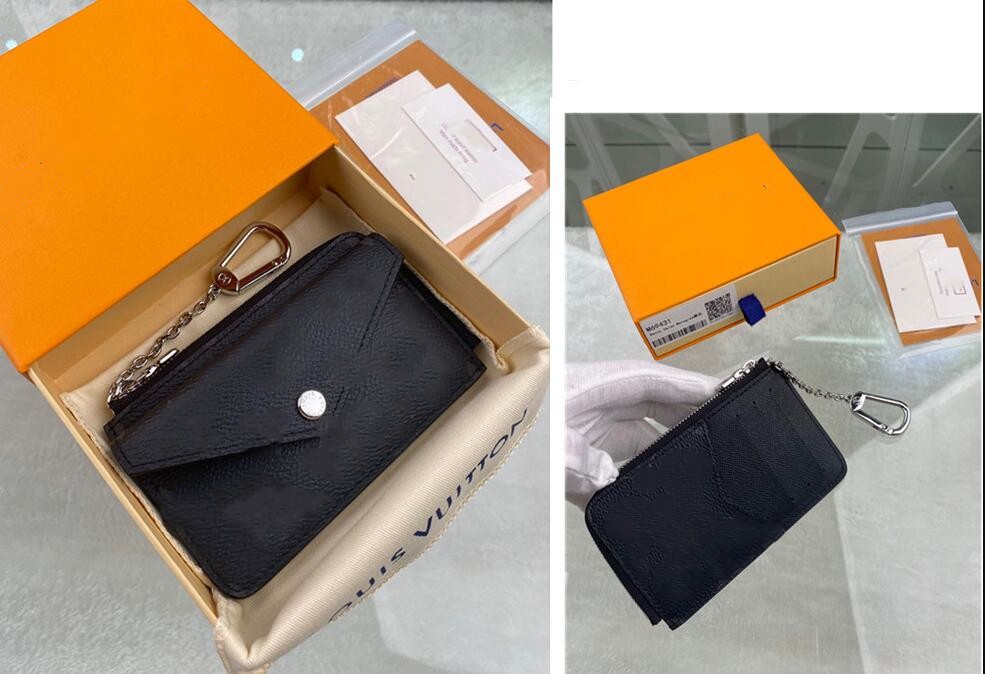 2022 HELA 6 färger Fashion Single Zipper Organizer Designer Män kvinnor läder plånbok lady229c