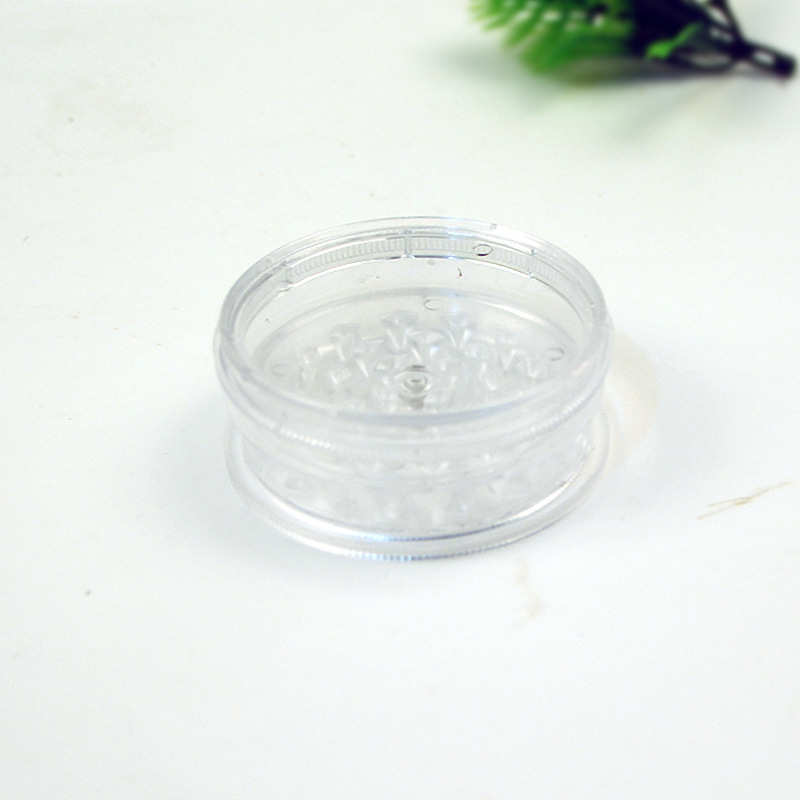 Plastic Herb Grinder 60mm Tobacco Cigarette Smokes Accessories Grind