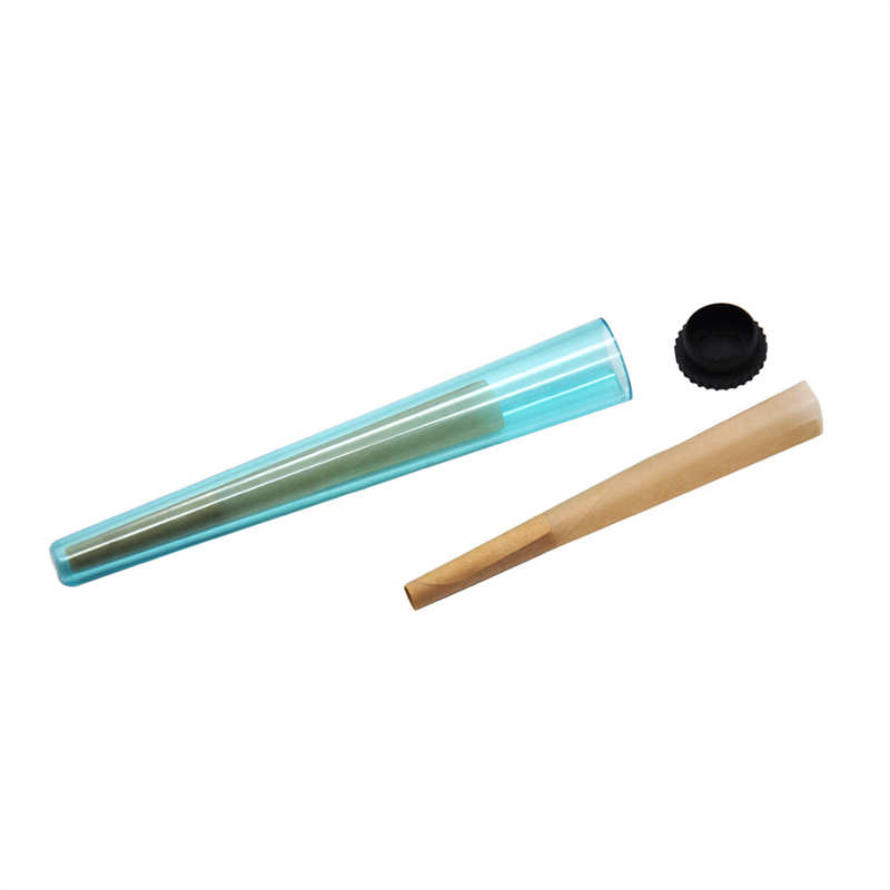 Pre-roll-verpakking Plastic buis Conische lege fles 110 mm Pre-roll-verpakking Gezamenlijke houder Verzegelde container Rookpijp Handsigarettenmaker Kegels Opslag reageerbuizen