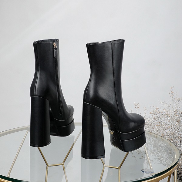 Realfine888 Boots 5a Aevitas Platform Knee Boot للنساء مع حجم الصندوق 35-41