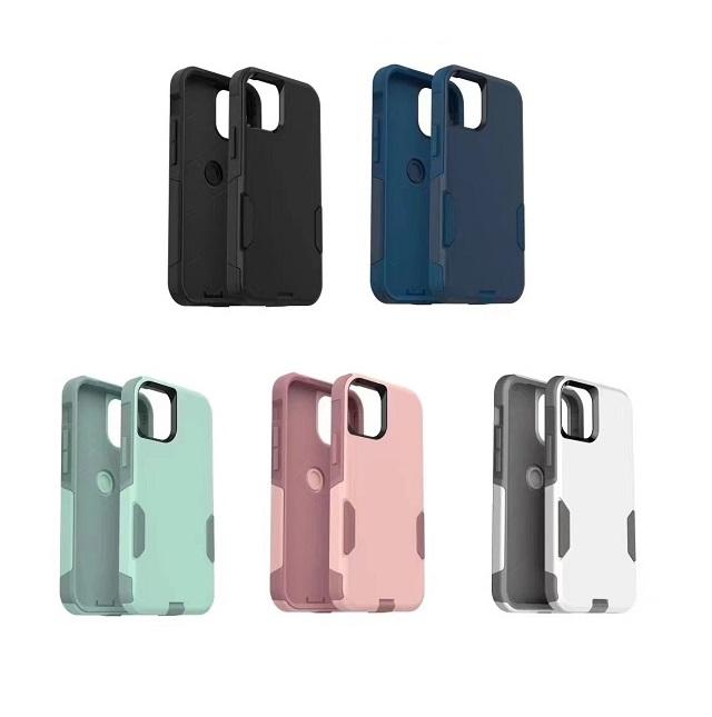 Commute Series telefoonhoesjes voor iPhone 11 12 13 14 Pro Max militair robuust pantser drievoudige laag zware beschermende dekking