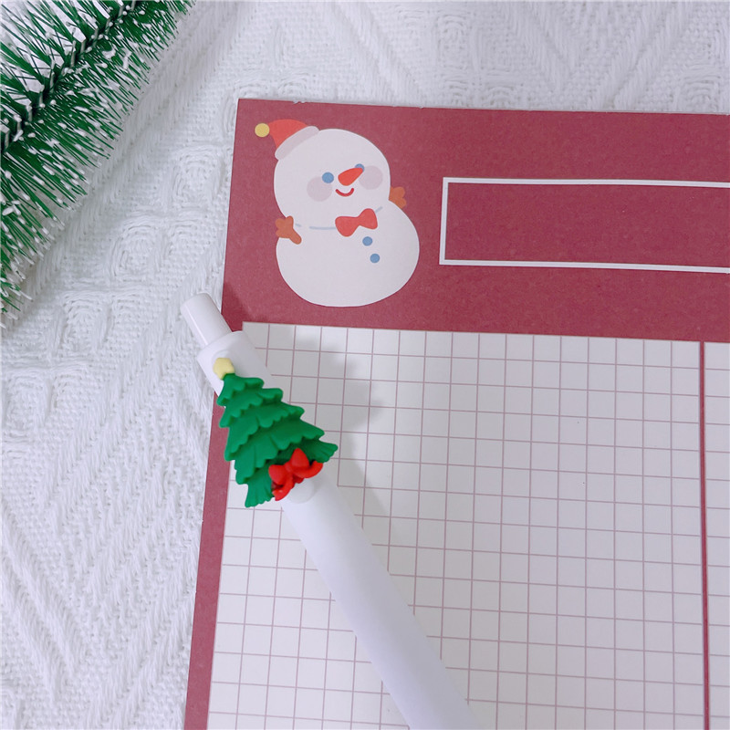 Pen de gel de Natal PenStationery Kawaii Supplies fornecedores de escritório de tinta Pen Kids Presens