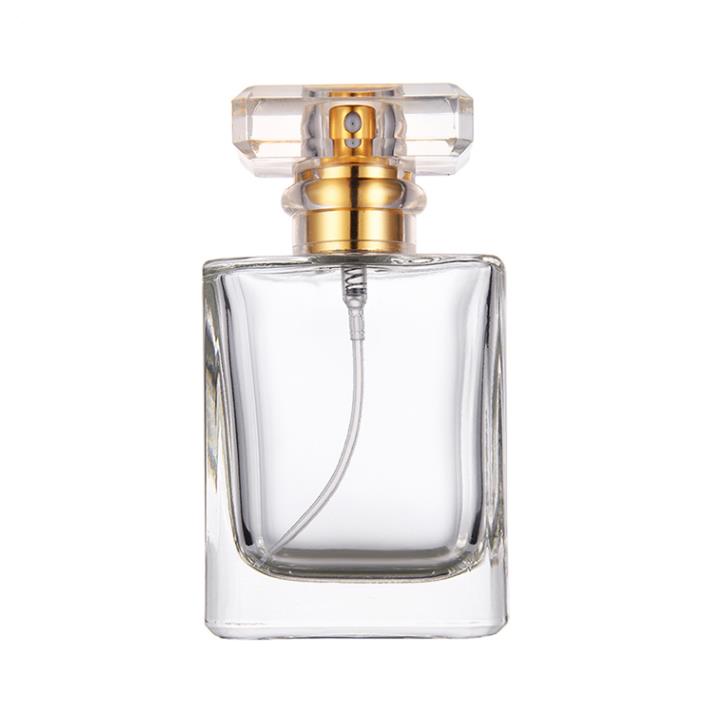 Wholesale Crystal Travel Perfume Bottles 50ml Refillable Empty Perfume-Spray Bottle With Atomizer SN6833