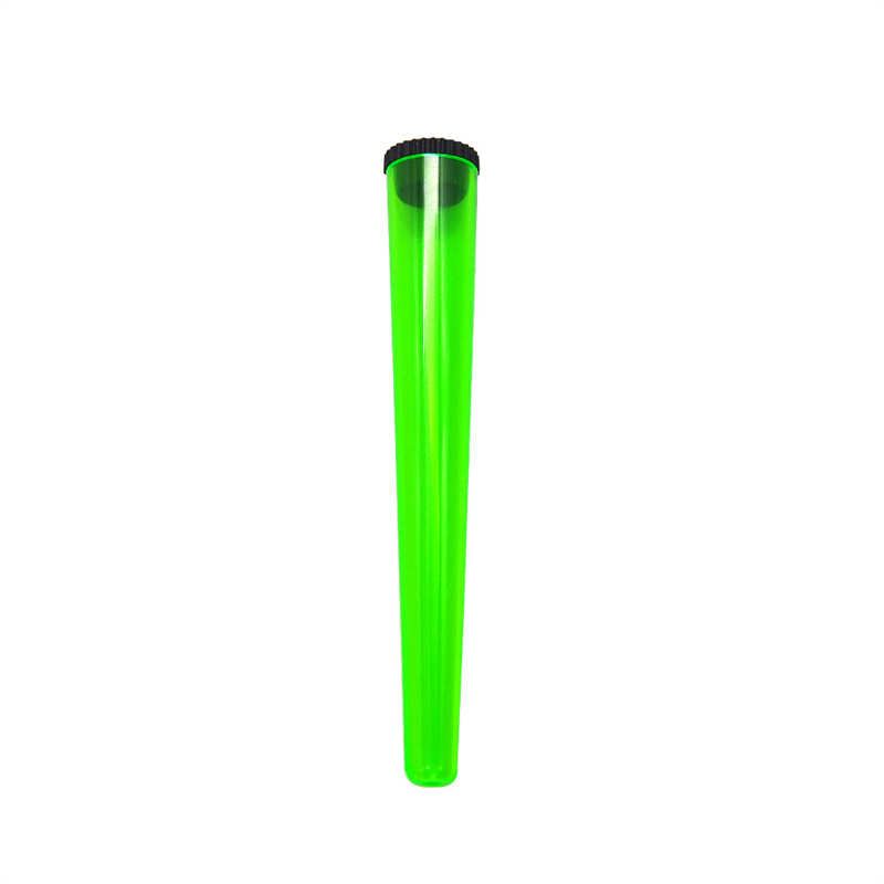 Pre-roll-verpakking Plastic buis Conische lege fles 110 mm Pre-roll-verpakking Gezamenlijke houder Verzegelde container Rookpijp Handsigarettenmaker Kegels Opslag reageerbuizen