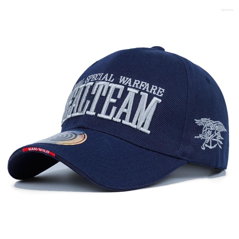 Ball Caps Arrivalls US Navy Seal Team Tactische Cap Heren Leger Baseball Merk Gorras Verstelbare Bone Snapback Hat299Q