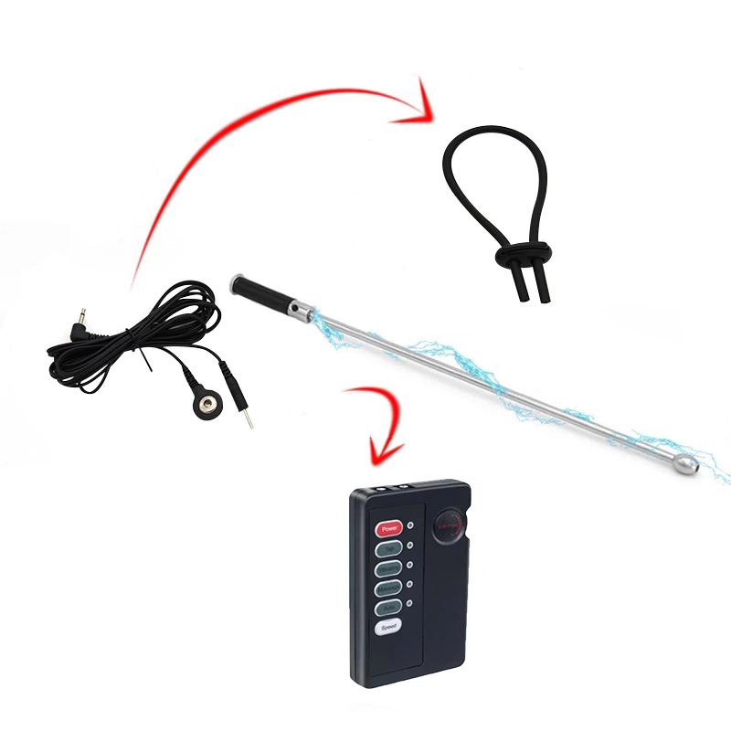 Spielzeug für Erwachsene Edelstahl Harnröhrenstecker Elektroring Schlauch BDSM Katheter Sexspielzeug 6/8/10/12mm elektrische Harnröhre_voghion.com
