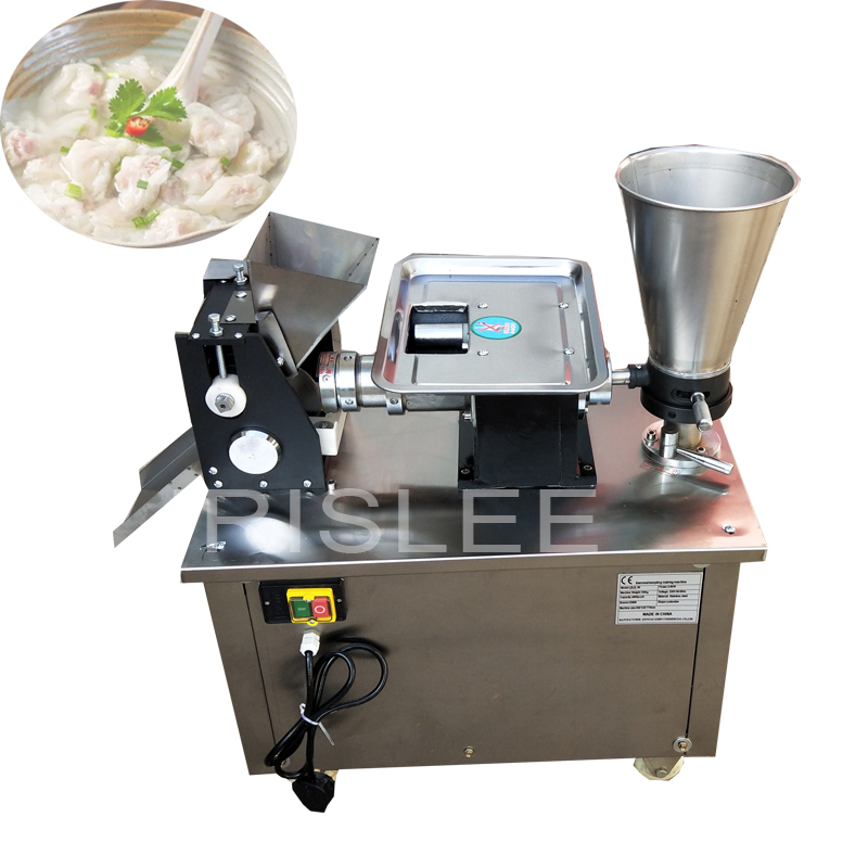 Full Automatic Commercial Small Restaurant Dumpling Machine Multifunktionella Curry Spring Roll Machines 220V