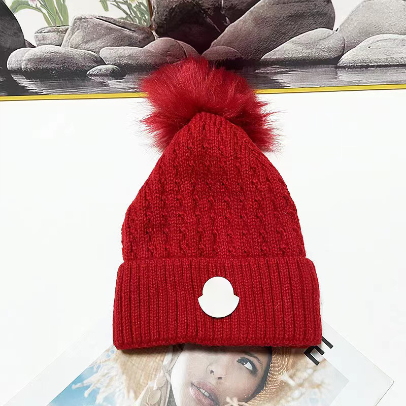 トップの豪華なデザイナー冬の帽子登山男性と女性のファッションスノーニットウール暖かい帽子愛好家