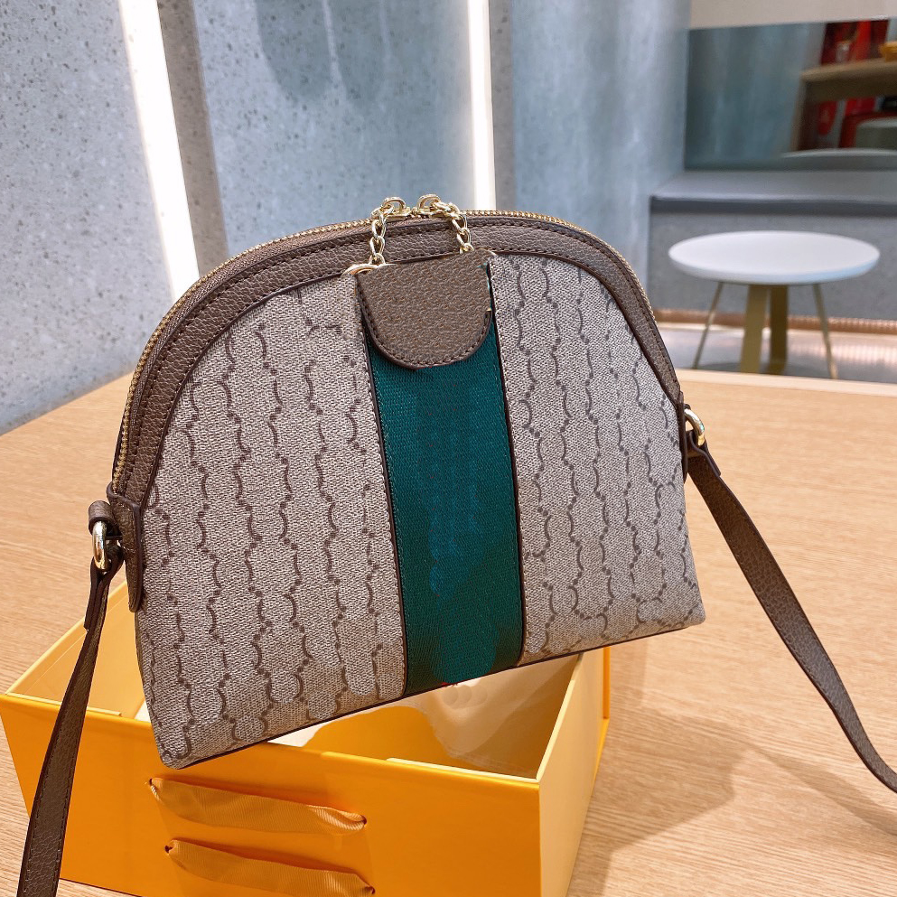 New designer bag Luxury Women Shoulder Bags Handbag Designer Crossbody Wallet Female Purses 2022 topquality Solid color underarmbag Shellfish
