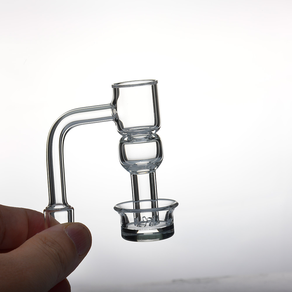 Курительные принадлежности Terp Vacuum Quartz Banger Nail High Qualit 10mm 14mm 19mm Clear Joint для стеклянных бонгов Dab Rigs
