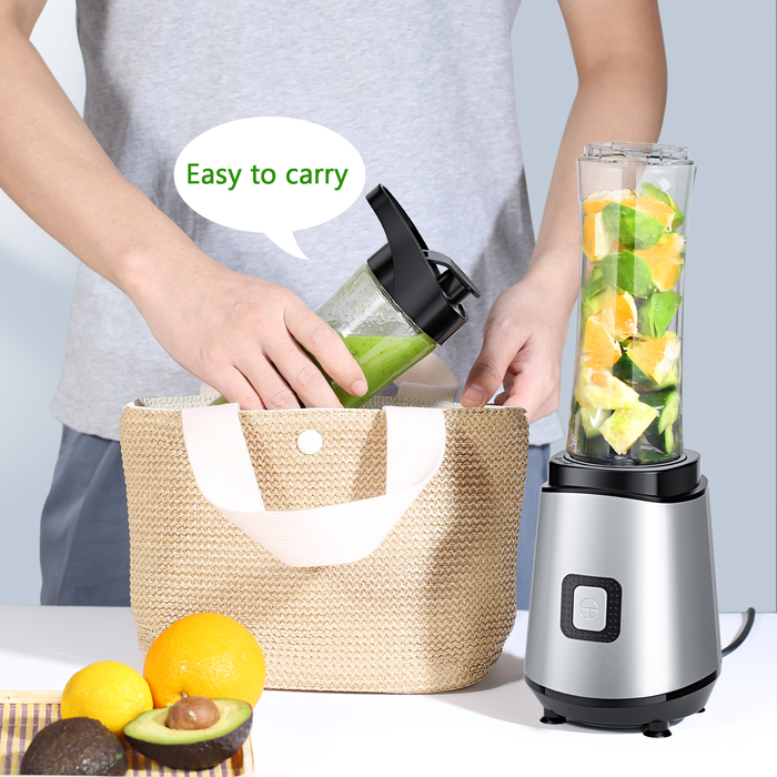 Meyve Sebze Araçları Homgeek Taşınabilir Elektrik Meyve Sesici Blender Shakes ve Smoothies için 400W Meyve Suyu Maker 2 Tritan Seyahat Şişeleri Mini Blender 221010