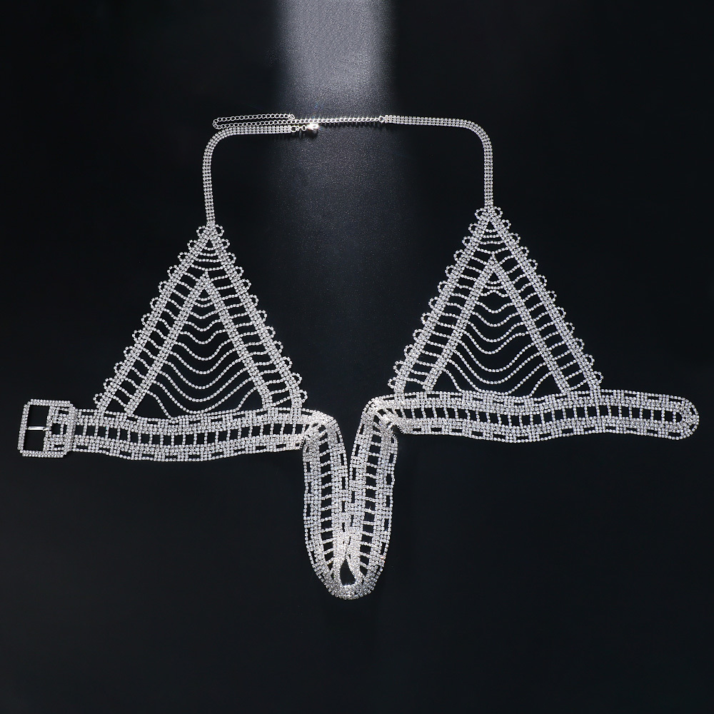 Outras jóias de sutiã de fivela de fivela de cinto de luxo Jóias de corpo de peito para mulheres Festival Festival Roupas 221008