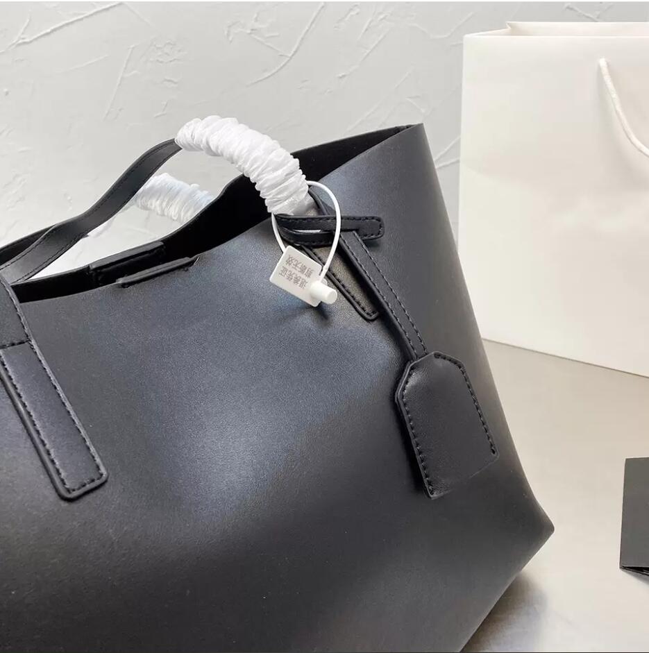 Mode Damen Einkaufstasche Matt Schwarz Frauen Handtaschen Luxus Desinger Tasche Leder Casual Shopping 2022