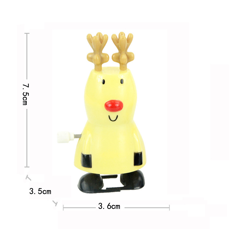 2022 Pets eletr￴nicos Wind-Up and Winding Walking Santa Claus Elk Penguin Snowwork Toy Toy Toy Christmas Child Toys C95