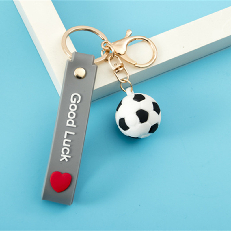 Charm Simulation Ball Keychain Football Basketball Soccer Baseball Pendant Fans Mini Sports Gift