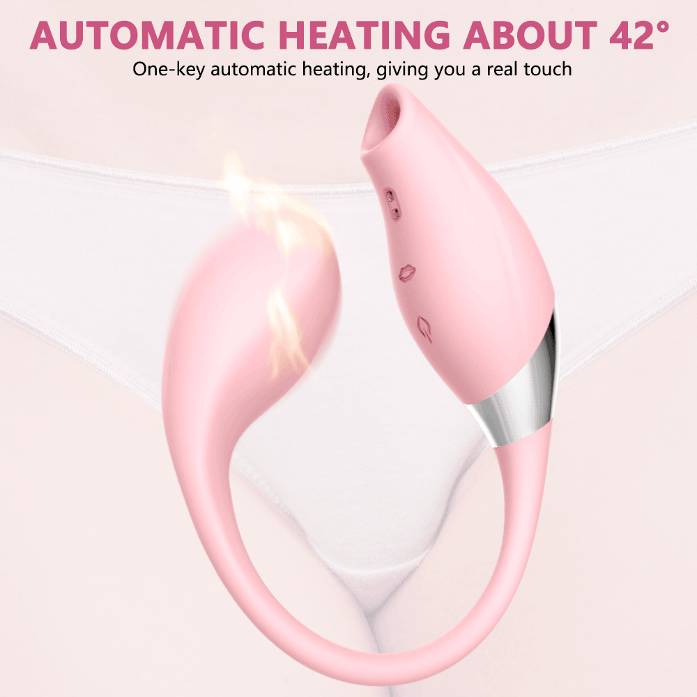 Vibrator With Heating And Sucking Function For Clitoris Stimulation_voghion.com
