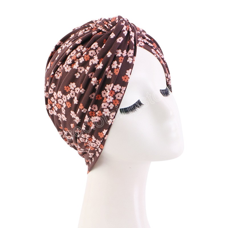 Банданас женщина мусульманская шляпа мусульманская шляпа Хиджаб капонная кепка химио -шляпа для головных повязки эластичная голова головной убор