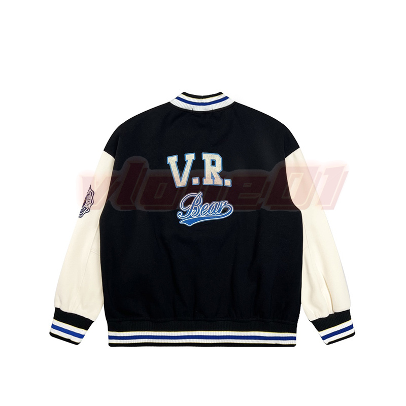 Designer De Luxe Femmes Hommes Vestes Femmes Mode Patch Brodé Baseball Uniforme Couples Automne Baseball Veste Manteaux Taille Asiatique M-XL