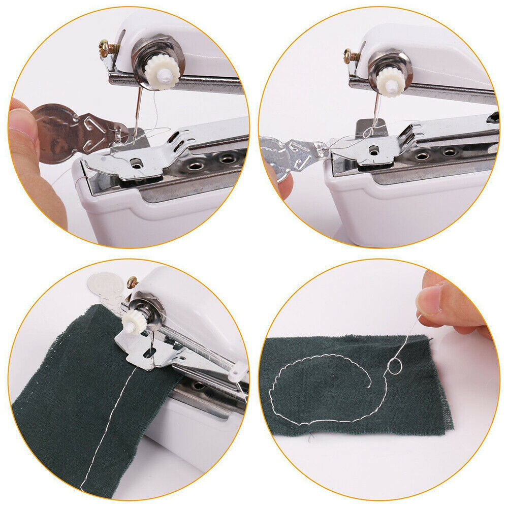 Andere Handwerkzeuge Tragbare Handnähmaschine Mini Stitch Nähen Handarbeiten Schnurlose Kleidung Stoffe Elektrische Nähmaschine 221010