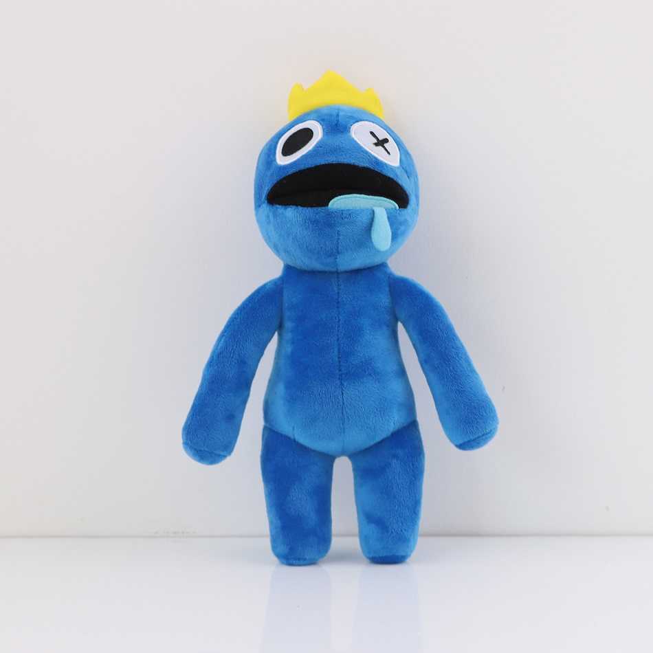 30 cm julplyschdockor Rainbow Friends Cartoon Game Character Doll Kawaii Blue Monster mjuka fyllda djur leksaker f￶r barn