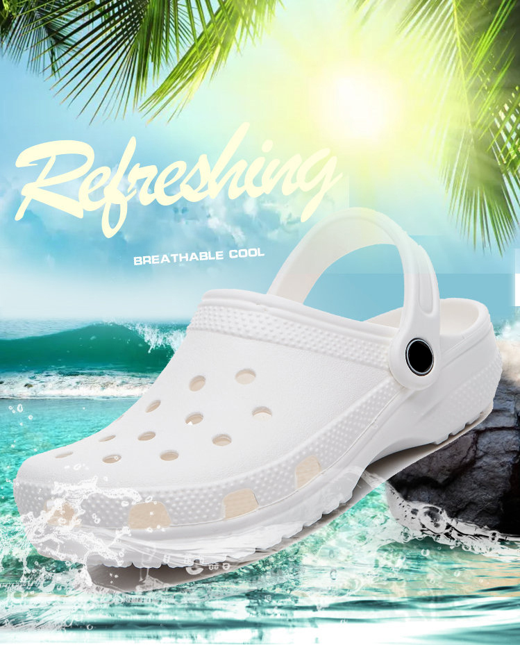 Unisex Sandals Croc Classic Clogs Summer Beach Zapatos Anti Slipper Menores Mujeres para mujeres Toboganes ultra luz de agua