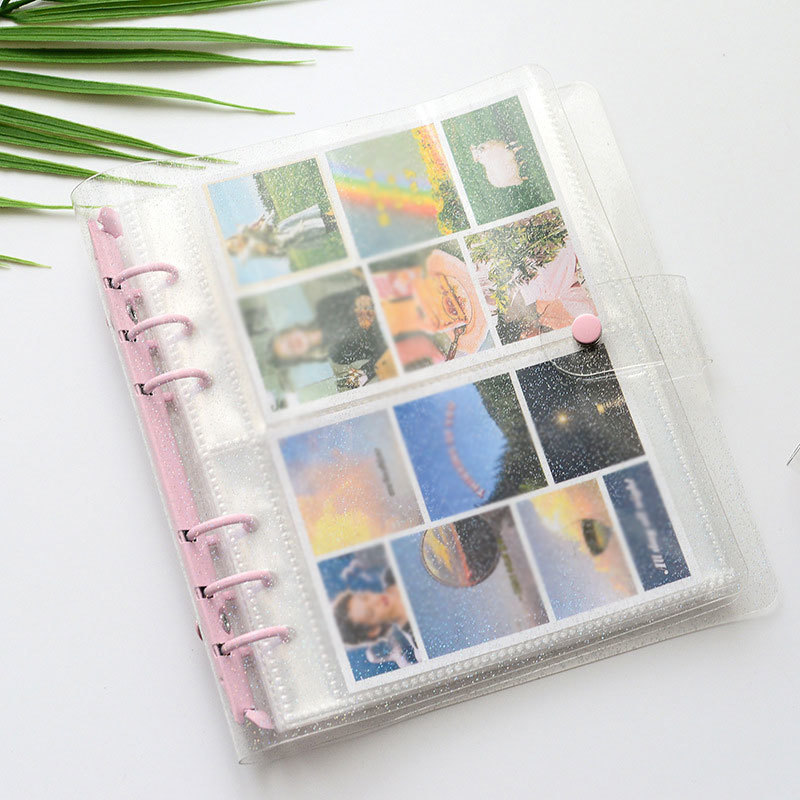 Ramar 100200 fickor PO albumkorthållare 35 tum Pocard Binder Transparent Scrapbook POS Collect Book Kpop Card Binder 221010