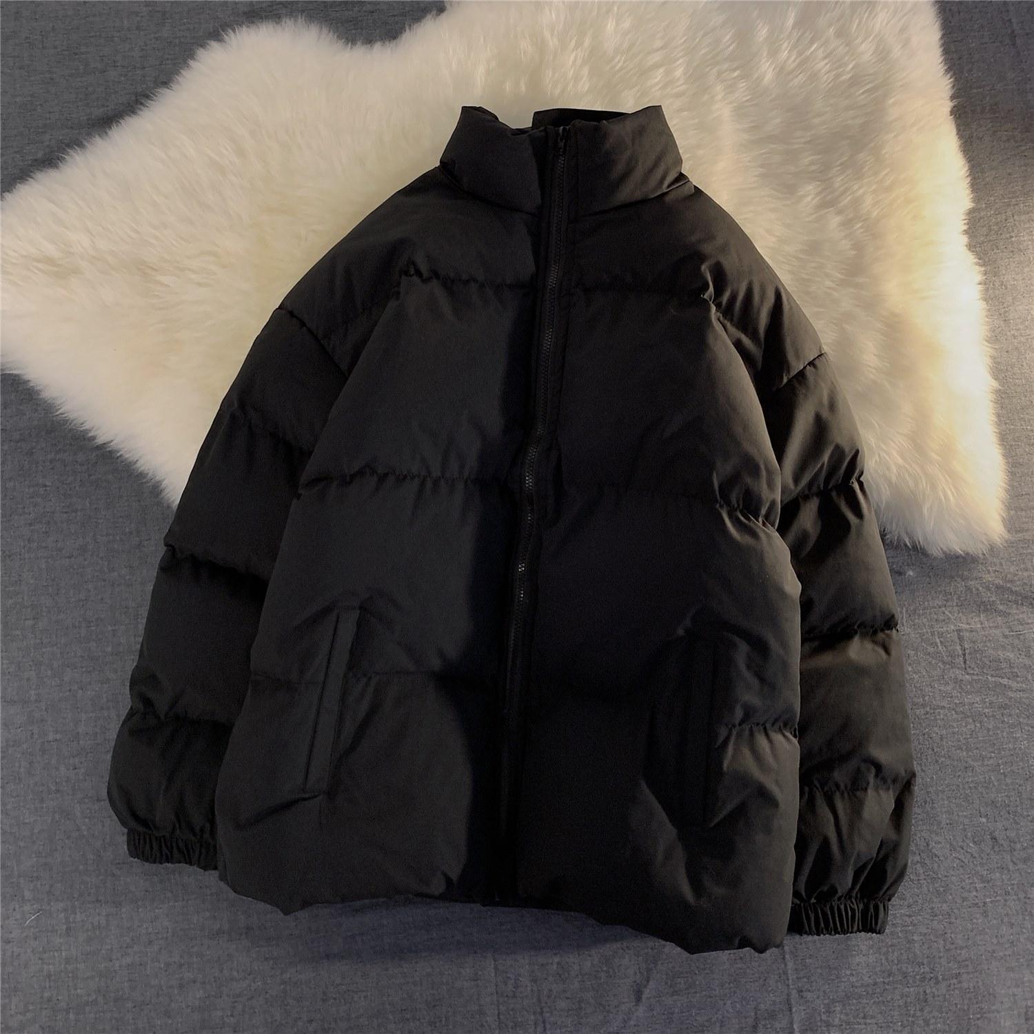 Mens Down Parkas Men Harajuku kolorowy bąbelkowy płaszcz zimowy kurtka męska streetwear hip hop parka koreańskie czarne ubrania klejenie 221010