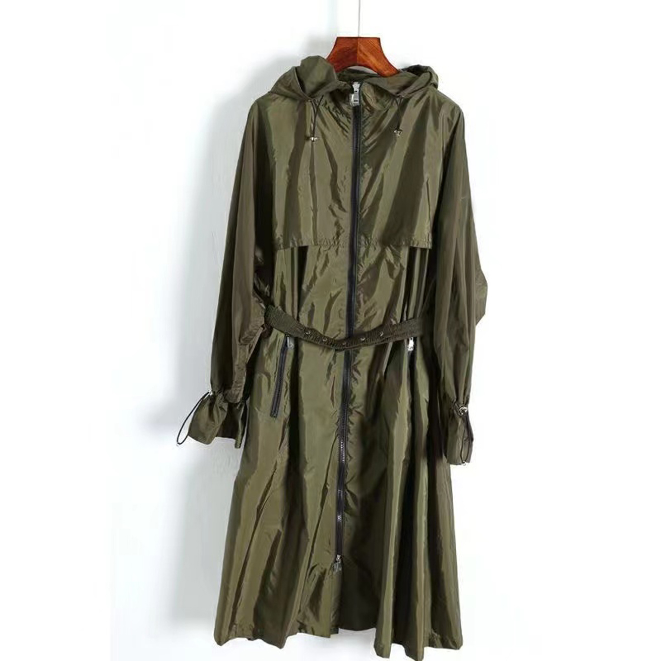 E63 Höst trenchcoats för dam designer lyx Dam Windbreaker body letter print jacka Lös bälte Coat Kvinna Casual Long Trenchs Coat