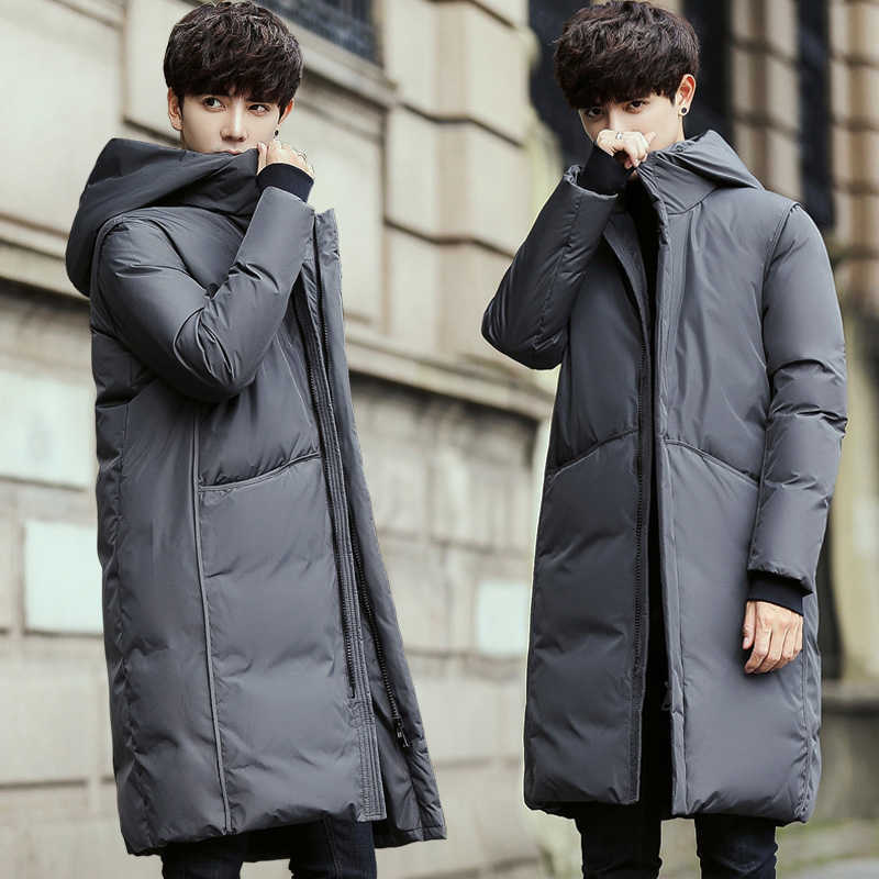 Men's Down Parkas High Quality Parka New Long Can Withstand - 20 Degrees Winter Jacket Men Big Real Fur Collar Hooded Duck Size G221010