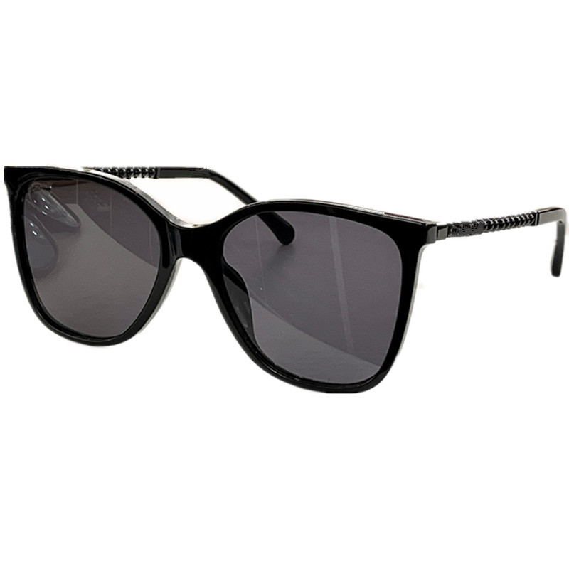 Nouvelle mode Square Butterfly Sunglasses Femmes 344 1 Planche légère Métal Fullrim 54-18-145 Jois de cuir de perle artificielle pour les lunettes de prescription complète
