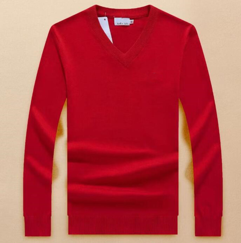 Suéter masculino de marca de crocodilo, bordado, agulha ed, malha de algodão, gola redonda, pulôver de alta qualidade c11339j