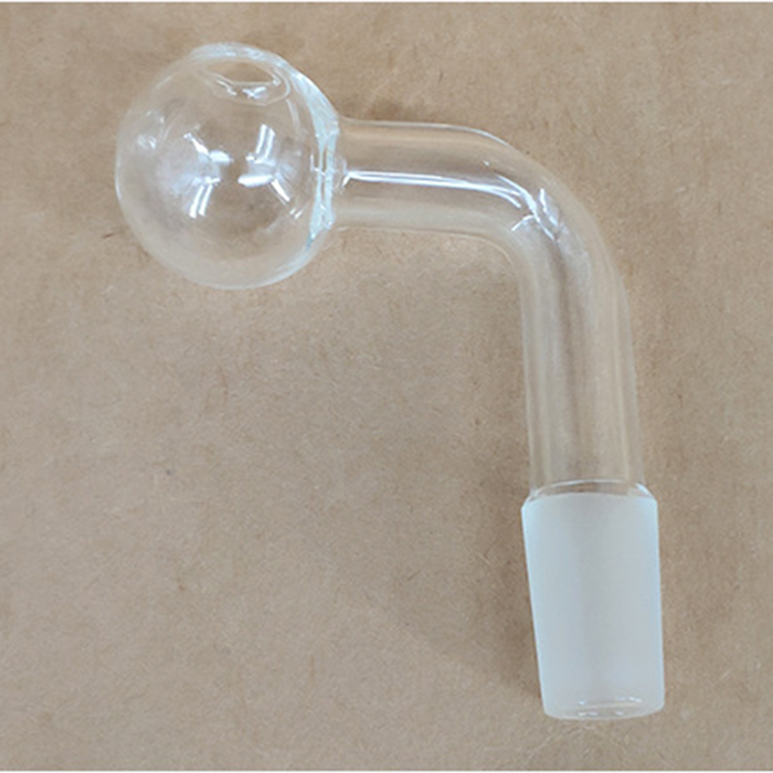 Pipe en verre tuyaux de brûleur à mazout barboteur fumant des bangers de quartz bols à ongles avec bol de 30 mm mélange à 90 degrés pour l'eau narguilé bong