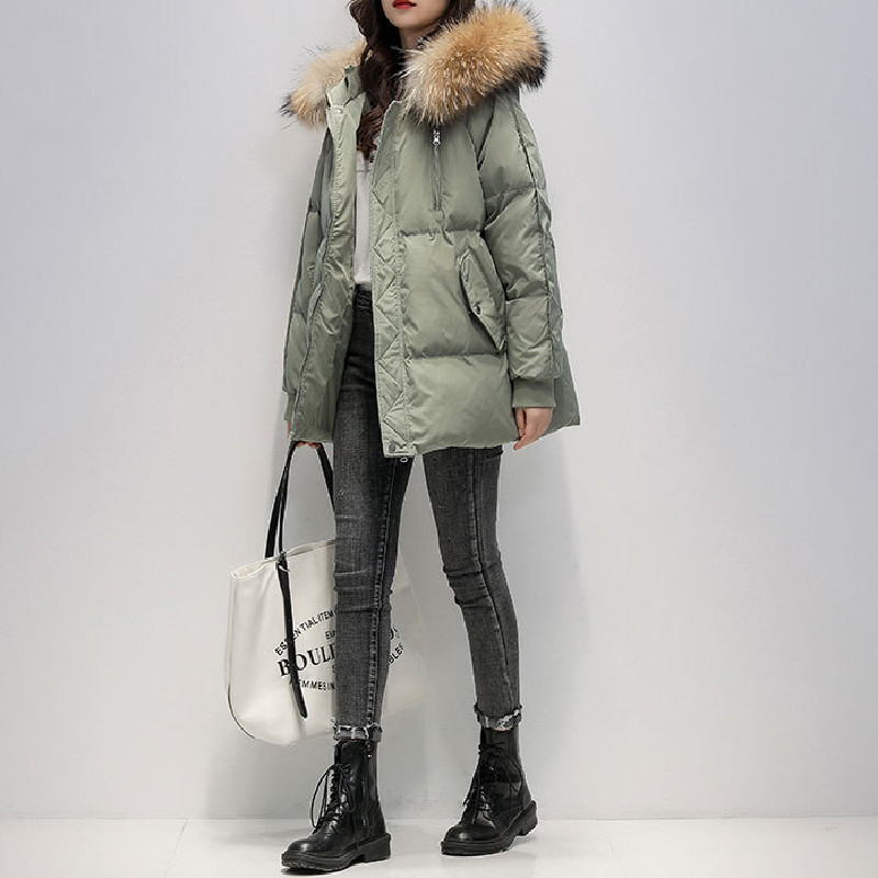 Femmes Gilets Femmes Hiver Doudounes Chaud Épaissir Lâche À Capuche Col De Fourrure Coton Manteaux De Base Blanc Solide Femelle Parkas Veste Rembourrée 221010