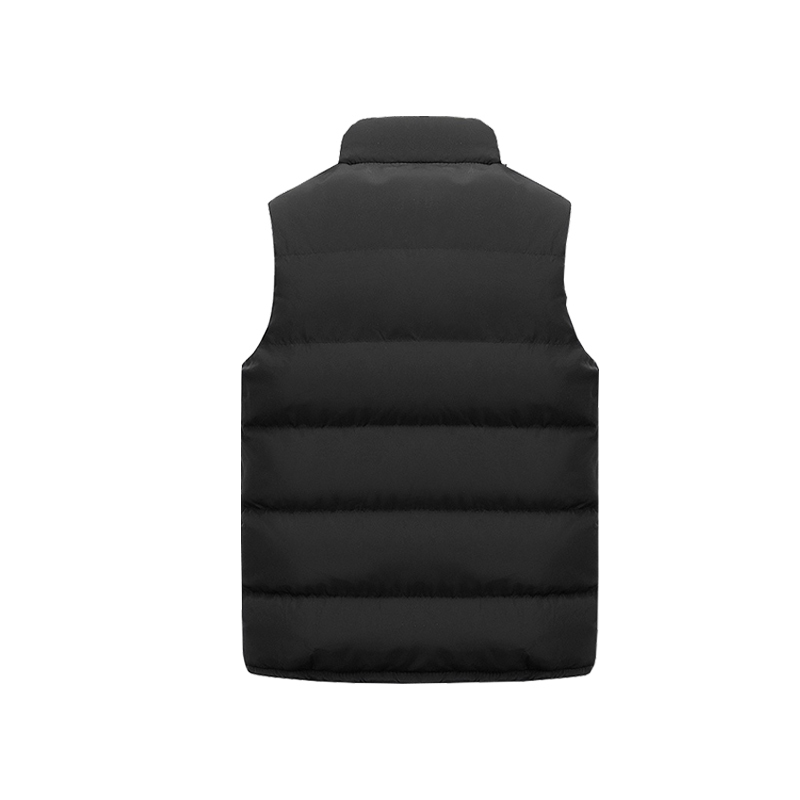 Mens Vests Mens Jacket Sleeveless Zipper Down Vest Autumn Winter Warm Standup Collar Oversize Puffer Vest Men 221010