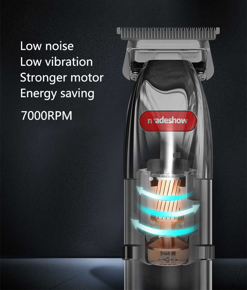 Schere Schere MADESHOW M6 Professionelle Haarschneidemaschine Men039s Vollmetall-Friseurmechanismus Haarmaschine Pflegetrimmer Strong9738978