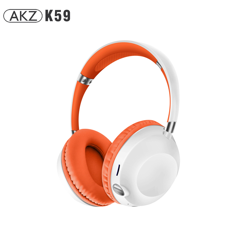 AKZ-K59 Sport Bluetooth Słuchawki słuchawkowe HiFi Auto Parowanie Wodoodporne słuchawki sportowe zewnętrzne z LED Light FM Odbiornik TF Port