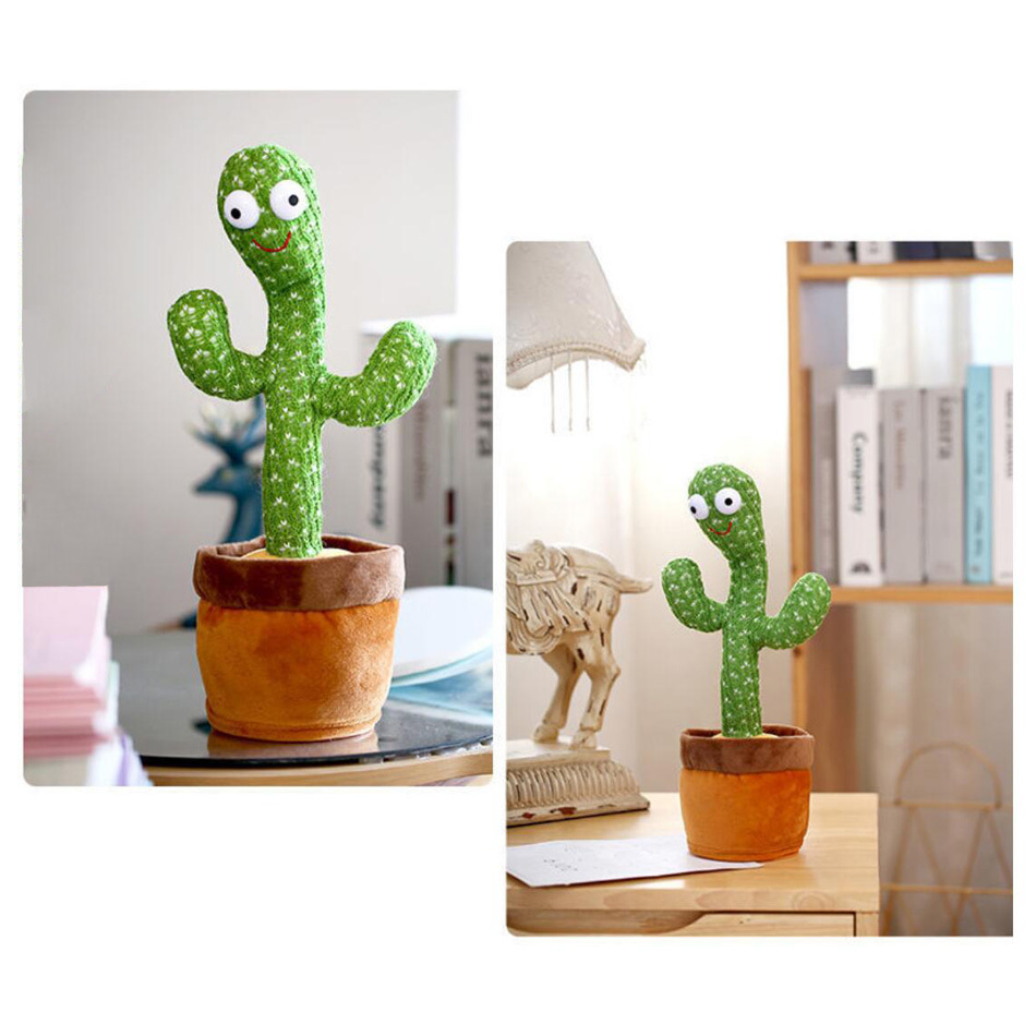 Plush Dolls Lovely Talking Toy Dancing Cactus Doll Speak Talk Sound Record Repeat Kawaii s Children Kids Education Gift 221012