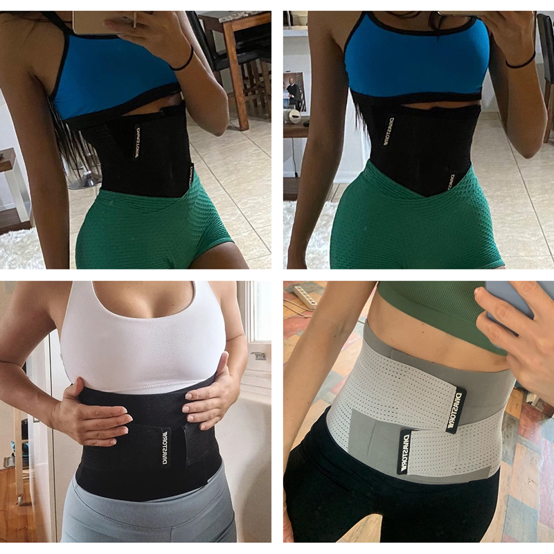 Waist Tummy Shaper Burvogue Neoprene Sweat Trainer Fitness Belt Thermo Body Trimmer Corset Cincher Wrap Workout Slim Shapewear 221011