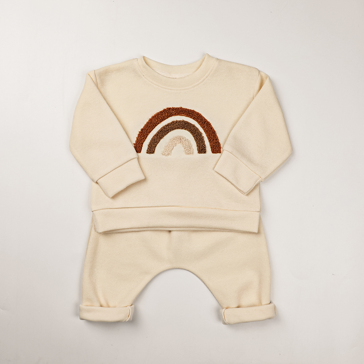 Ensembles de vêtements Europe Bébé Coton Kintting Vêtements Ensembles Enfants Garçons Filles Printemps Vêtements Lâche Survêtement Pulls TopsPants Tenues 221011