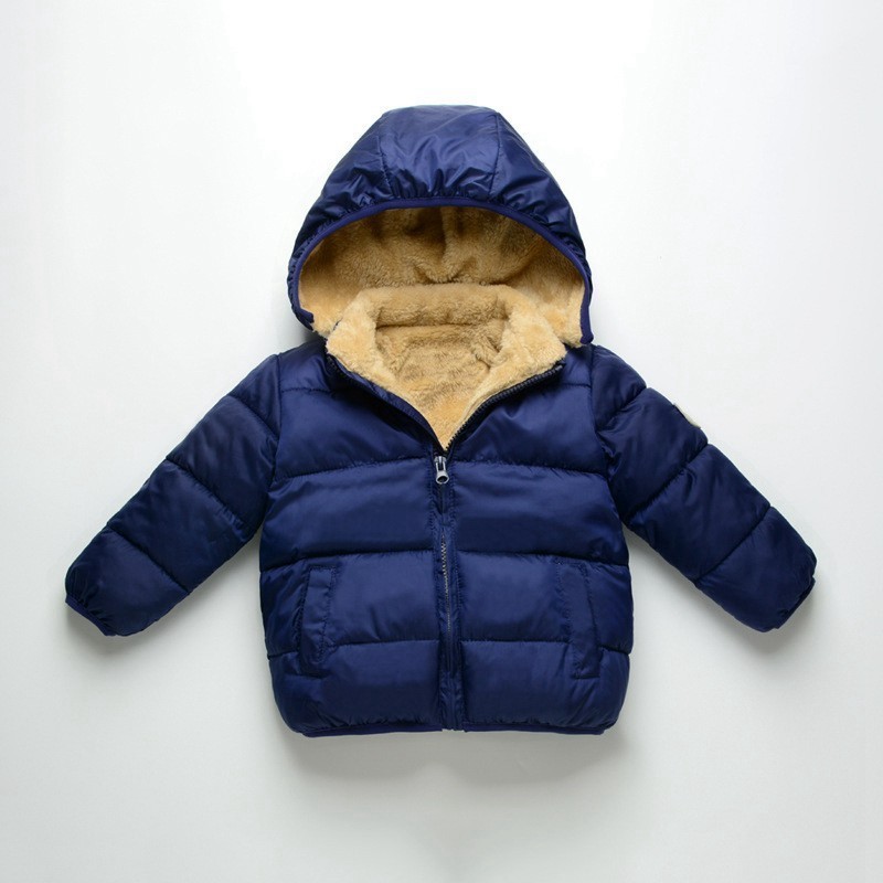 Casaco de baixo para baixo cootelili lã de inverno parkas jackets para meninos meninos meninos quentes de veludo espesso infantil infantil caseira infantil 221012