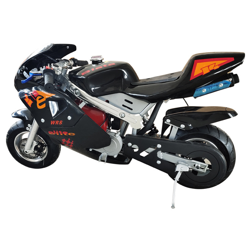 New No Electronics 49cc 4ストロークミニスポーツカーチルドレンズミニミニ二輪ガソリンオートバイ