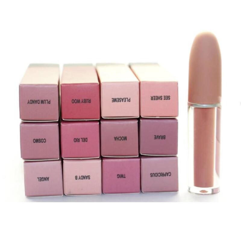 Marca m retro líquido fosco líquido lipcolour gloss ruby woo e mocha