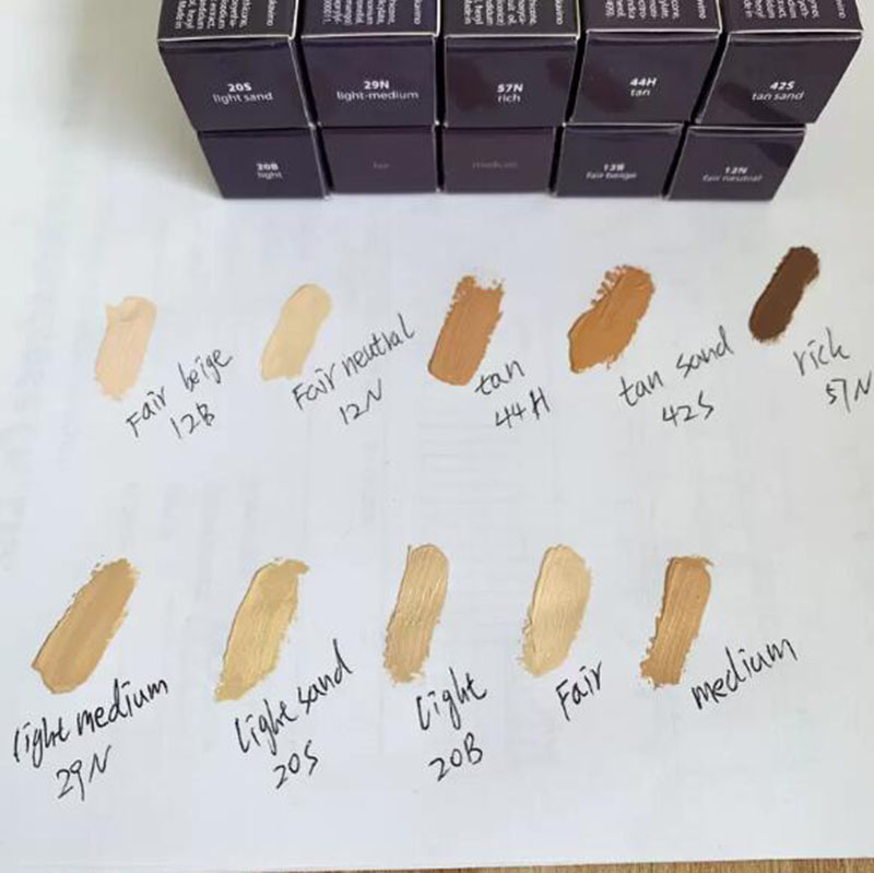 10ml Liquid Concealer Cream Contour Concealers Foundation Face Makeup 11 Färger Ganska Lätt Sand Lätt Medium