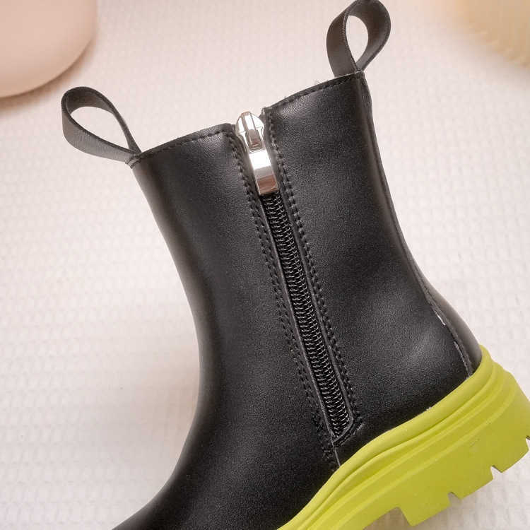 Boots Autumn Toddler Girl New Chelsea For Children Winter Leather School Boys Shoes Girls Snow Kids Motorcycle Hige Boot Y2210