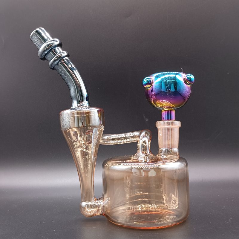 Mini Glas Wasserbong Wasserpfeifen Öl Dab Rigs Shisha Heady Rauchpfeifen mit Schüsselzubehör