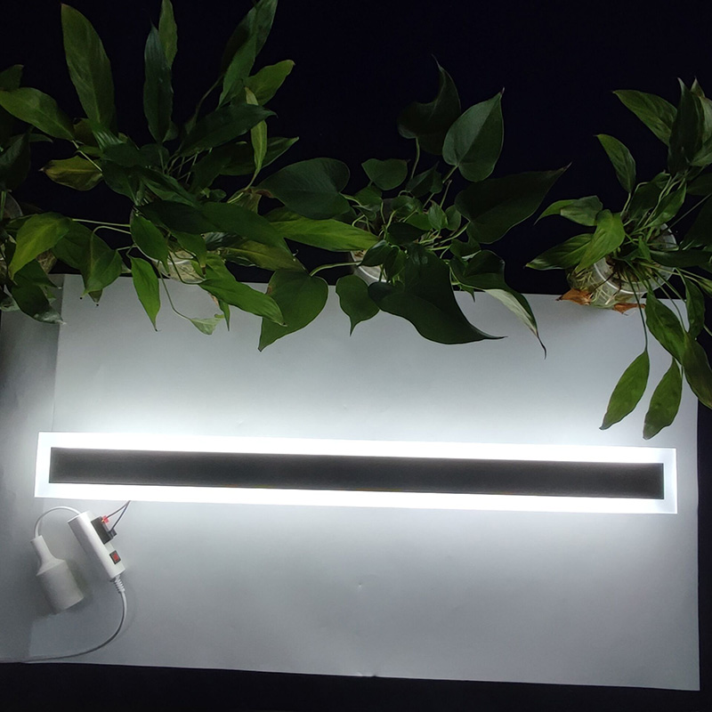 Wasserdichte LED-Langwandleuchten 30 cm, 40 cm, 60 cm, 80 cm, IP65, lineare Außenbeleuchtung, Garten, Landhaus, Balkon, Innenbeleuchtung für Schlafzimmer und Wohnzimmer