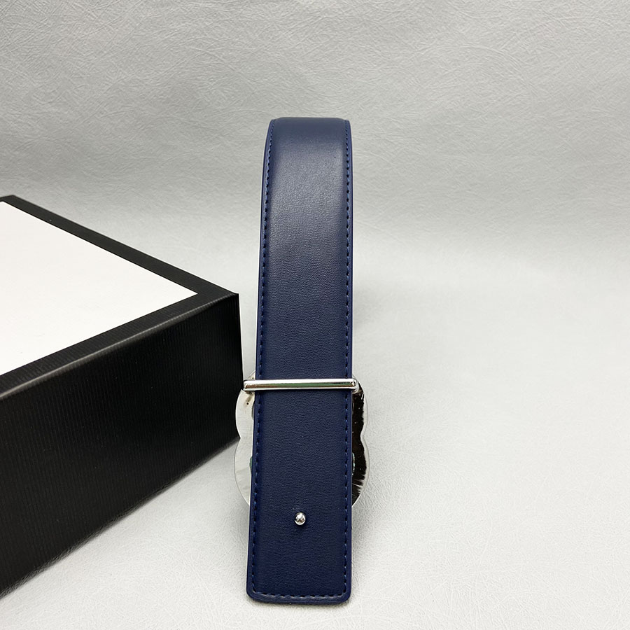 Women Designer Belt Mens Belts äkta läderdambälten Golden Silver Smart Buckle Girdle Luxury Midjeband Brand Cintura Ceint3326